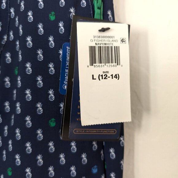 RLX RALPH LAUREN Skort Girls L (12-14) Navy Elite Wicking Pineapple Pull On - Picture 5 of 14